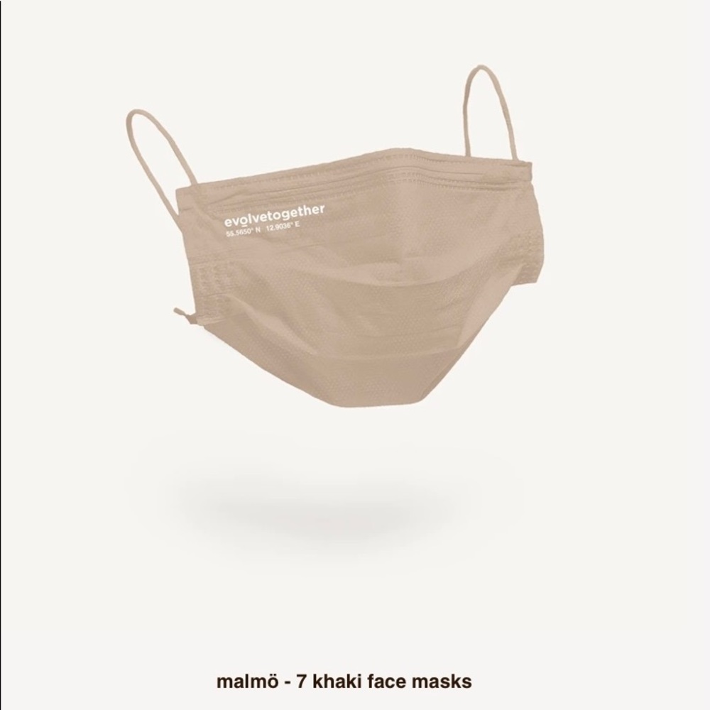 -KHAKI EVOLVE TOGETlookHER  3 PLY FACE MAS…